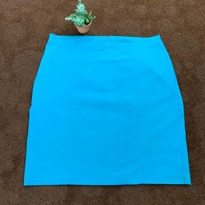 Turquoise Van Huesen Pencil Skirt